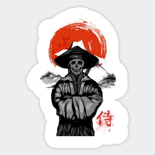 SAMURAI SKULL Sticker